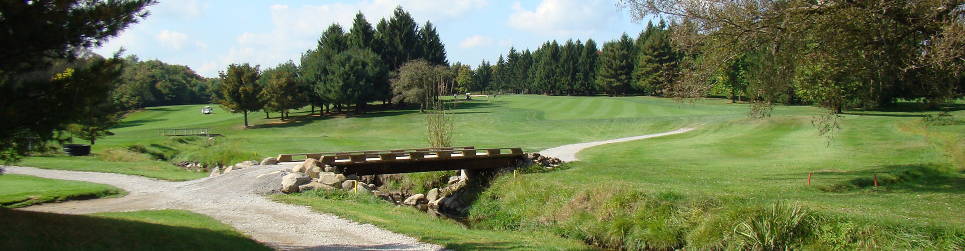 View of golf course Green